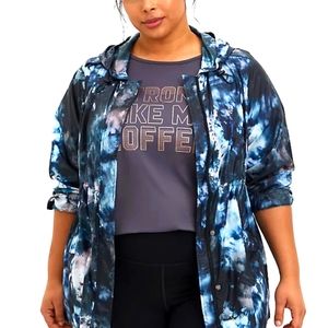 Torrid Tie Dye Active Wind Breaker